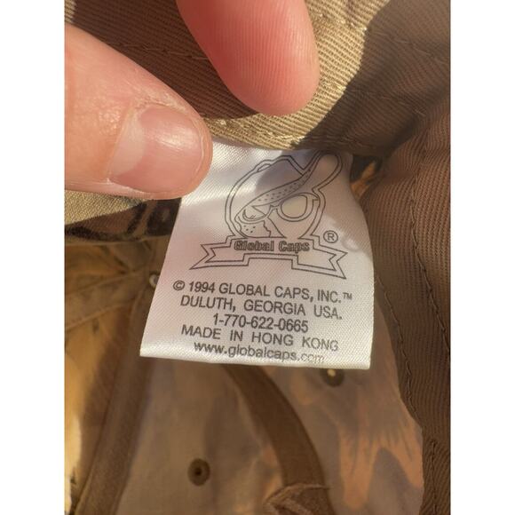 Vintage Atlanta Braves Camo Baseball Hat Adjustable Camouflage Ball Cap MLB - Picture 5 of 7